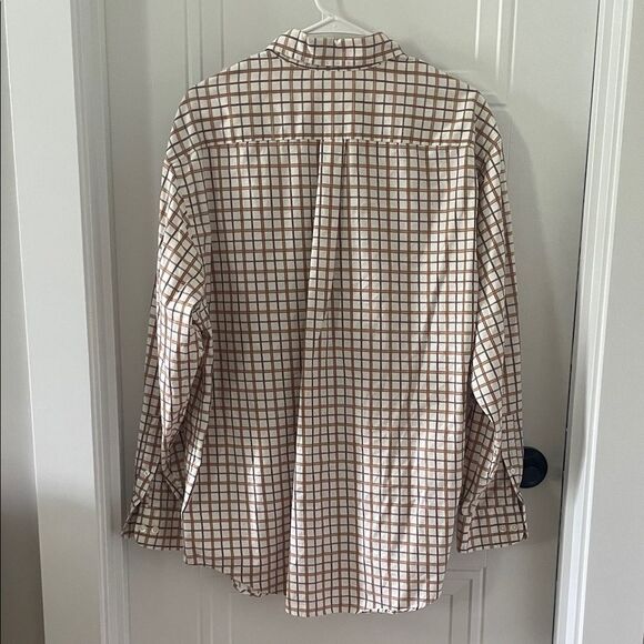 Turnbury Classic Tan Checkered Men's Shirt - Picture 5 of 5